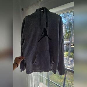 Grey Jordan pullover hoodie